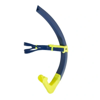 Abbildung von Aquasphere Unisex Erwachsene Focus Schnorchel, Navy Bright Yellow, Einheitsgröße