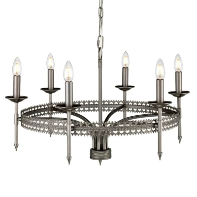 Abbildung von Elstead Lighting CROWN6 Kronleuchter Crown 6xE14 H:45,7 Ø:72,1