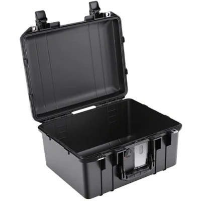 Abbildung von Peli 1507 Air Leichter Schutzkoffer für Kamera and Drohnenausrüstung, Wasser und Staubdicht, 24L Volumen, Ohne Schaumstoffeinlage, Farbe: Schwarz
