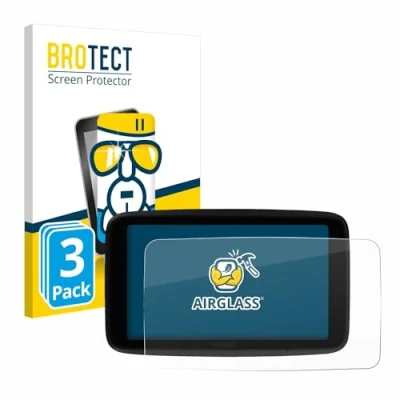 Abbildung von BROTECT Schutzglas für TomTom GO Superior 6&quot; (3 Stück) Schutzfolie Panzer Folie Glas [Extrem Kratzfest 9H, Anti Fingerprint, Ultra Transparent]