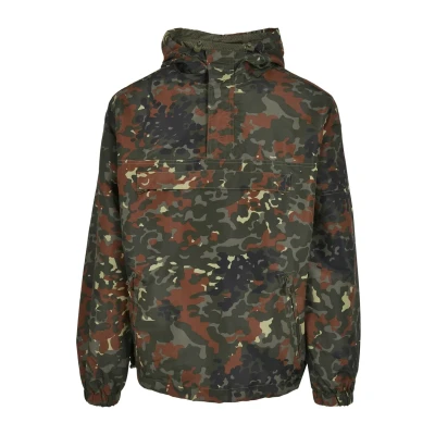 Abbildung von Brandit Accessoires PULL OVER Windbreaker, Herren, Größe: 3XL, Flecktarn