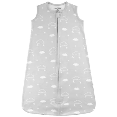 Abbildung von Baby Schlafsack 1.0 TOG, Bio Baumwolle, Tragbare Babydecke, mit 2 Wege Reißverschluss, Ganzjahres Schlafsack, Kleinkind Junge Mädchen Neugeborenes, Clouds, Large (12 18 Months)