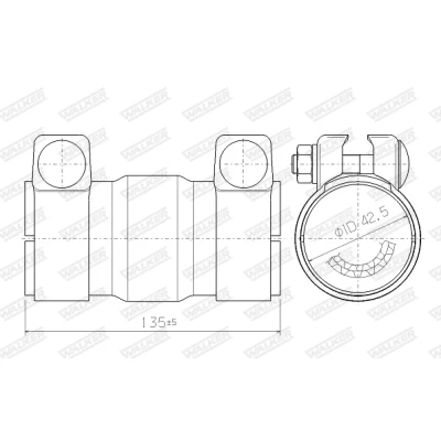 Abbildung von WALKER 69000 Katalysator, Universal