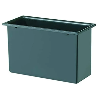 Abbildung von Exacompta 43242D Topline Öko Classic Einsatz für Papierkörbe mit 26 Liter Fassungsvermögen. Papierkorb Erweiterung perfekt Mülltrennung eckig anthrazit