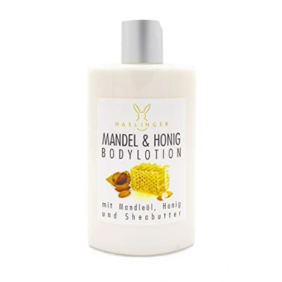 Abbildung von Haslinger Nr. 2484, Mandel &amp; Honig Bodylotion mit Mandelöl, und Sheabutter 200ml