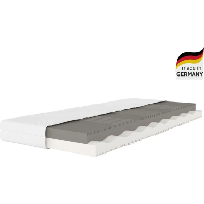 Abbildung von my home Komfortschaummatratze &quot;Wendematratze Duo Stretch gerollt, 7 Liegezonen, unterschiedlich feste Liegeseiten, 16 cm hoch, Raumgewicht: 28 kg/m3, (1 St.), die Matratze für alle Schlaftypen mit maximalen Liegekomfort