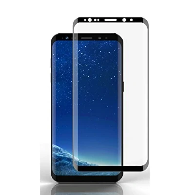 Abbildung von itronik® 9H Hartglas für Samsung Galaxy S8 / Displayschutzglas/Display Schutz Folie/Schutzglas/Echte Glas/Verbundenglas/Glasfolie schwarz
