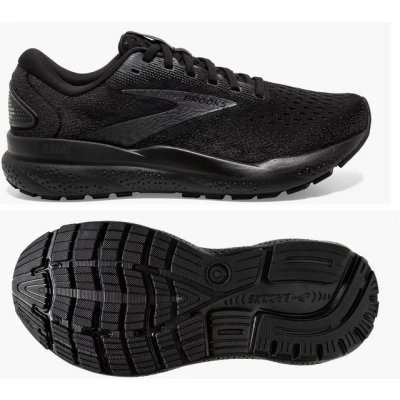 Abbildung von Brooks Ghost 16 Laufschuh Neutral, Herren, Größe: 46, black ebony Schuhe