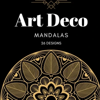 Abbildung von Art Deco Mandala Buch: Eleganz der Zwanziger: Ein Malbuch für Erwachsene und Fortgeschrittene