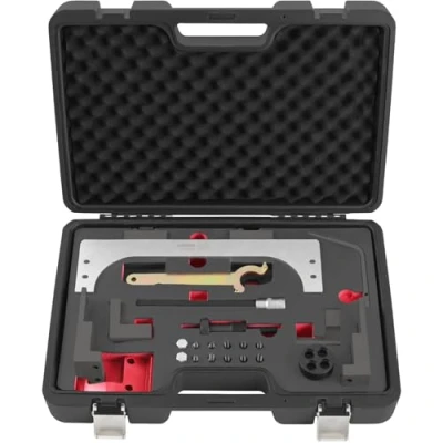 Abbildung von TECPO Motor Einstellwerkzeug Arretierwerkzeug Steuerkette Steuerzeiten Wechsel kompatibel mit B38 B48 B58