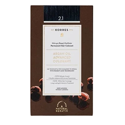 Abbildung von Korres ARGAN OIL ADVANCED COLORANT 2,1 BLUE BLACK
