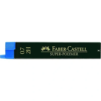 Abbildung von FABER CASTELL 120712 Feinmine Super Polymer, Härtegrad 2H, 0.7 mm, 12 Stück