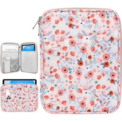 Abbildung von Dadanism 9 11 Zoll Tablet Sleeve Tasche Kompatibel mit iPad 10,2 2021 2019, Pro M4 2024 2018, Air 5/4 10,9, 11&quot; 2024, 10. Gen Galaxy Tab A9+/A8/S9 FE, Frühlingsrosa