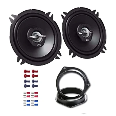 Abbildung von JVC CS J520X Auto Lautsprecher Boxen 500 Watt 13 cm 2 Wege Koax passend für FIAT Fiorino ab 2007 Türen Front