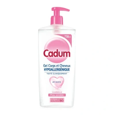 Abbildung von Cadum Hypoallergenes Gel für Körper &amp; Haar, Kamille, 750 ml
