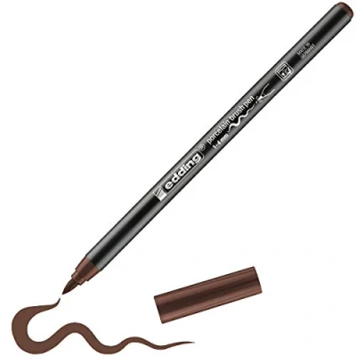 Abbildung von edding 4200 porselein brushpen bruin 1ST 1 4 mm / 4200007