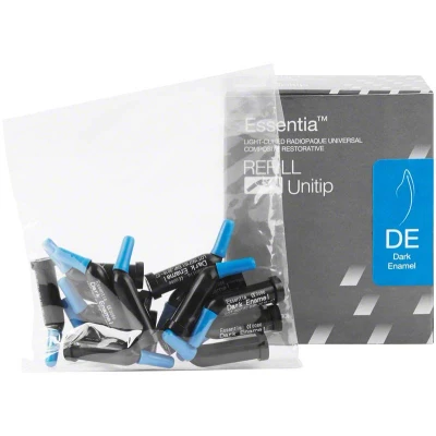 Abbildung von Essentia Unitip Refill Dark Enamel (DE) 15 Kapseln à 0,16ml