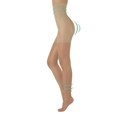 Abbildung von Calzitaly HIGH Waist Support AND Shaper Tights 20 DEN Strumpfhose, Damen, Größe: 4XL, Nude