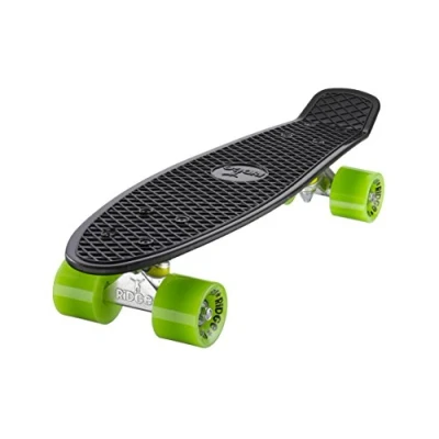 Abbildung von Ridge Skateboard Mini Cruiser, schwarz grün, 22 Zoll