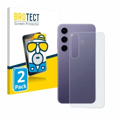 Abbildung von BROTECT Entspiegelungs Schutzfolie für Samsung Galaxy S24 (Rückseite) (2 Stück) Matte Displayschutz Folie, Anti Reflex, Fingerprint