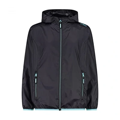 Abbildung von CMP Kid G Jacke mit Regenkapuze, Anthrazit Wasser, 116