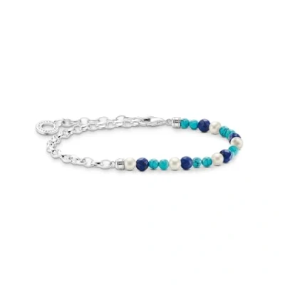 Abbildung von THOMAS SABO Charm Armband Perlen und Blaue Beads