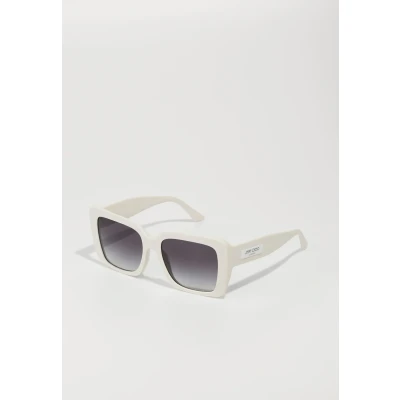 Abbildung von Jimmy Choo Damen JC5042 50088G Gläser SONNENBRILLEN Acetat Weiß Grau Quadratisch Normal Schattiert