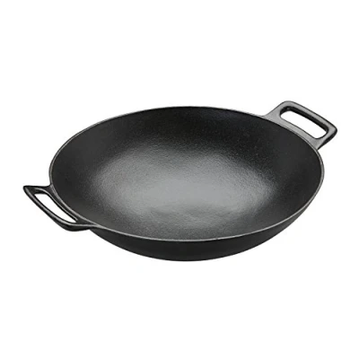 Abbildung von RÖSLE Wok &quot;VARIO, 25409&quot;, Gusseisen, (1 tlg.), für Herd und Grill