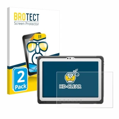 Abbildung von BROTECT (2 Stück Schutzfolie für Panasonic Toughbook FZ A3 Displayschutz Folie Ultra Klar