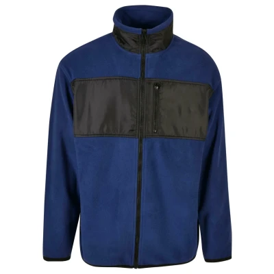 Abbildung von Urban Classics Hooded Micro Fleecejacke, Herren, Größe: Large, Spaceblue