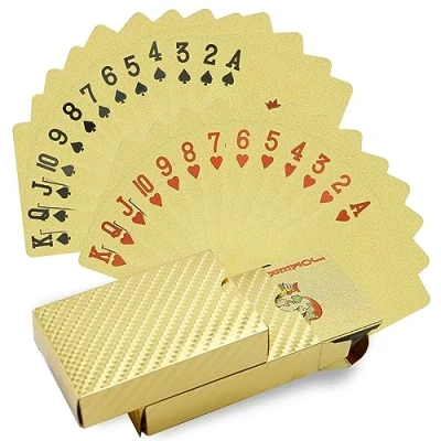 Abbildung von CCLIFE Spielkarten 2 Decks Pokerkarten Playing Cards Profi Poker Wasserdichtes Plastik