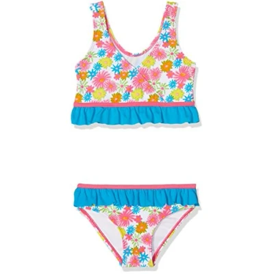 Abbildung von Playshoes Mädchen UV Schutz Bikini Blumenmeer 461154, 18 Mehrfarbig, 86 92