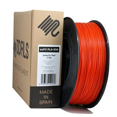Abbildung von 3DFILS Glitzerndes Filament für 3D Drucker, PLA MAX: 1,75 mm, 1 kg, Galactic Red