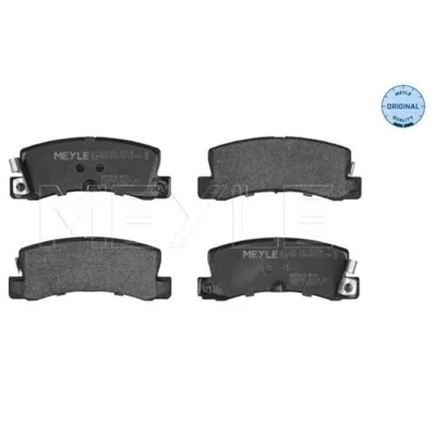 Abbildung von MEYLE 025 200 7615/W Bremsbelagsatz ORIGINAL Quality Hinterachse mit akustischer Verschleißwarnung Anti Quietsch Blech TOYOTA: Celica VI Coupe