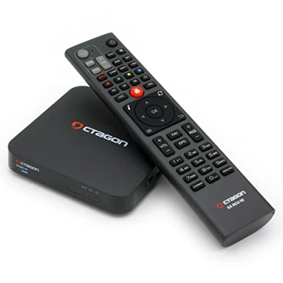 Abbildung von OCTAGON SX988 4K UHD H.265 HEVC Internet Smart TV Set Top Box Multi Boot Receiver und Sat to IP TV, DLNA, YouTube, Web Radio (SX988 mit 300 WLAN)