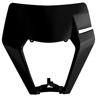 Abbildung von POLISPORT 8666800002 Starke und langlebige Leuchtturm restyling Maske kompatibel mit Motorrädern KTM in Farbe Schwarz