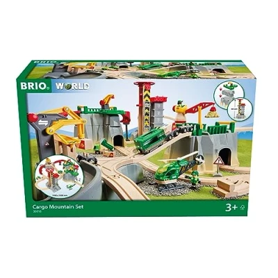 Abbildung von BRIO® Modelleisenbahn Startpaket Brio World Eisenbahn Set Gebirgs Frachten Deluxe 49 Teile 36010