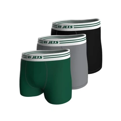 Abbildung von NY Jets 3pk Boxers GRN/MGR/BLK XL