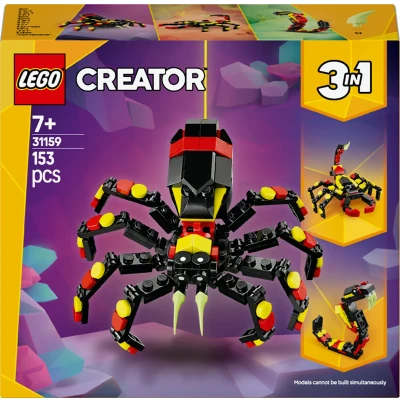 Abbildung von 31159 Creator 3 in 1 Wilde Tiere: Überraschungsspinne, Konstruktionsspielzeug