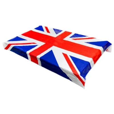 Abbildung von Kunststoff Tischdecke, Motiv: Union Jack, 137 x 182 cm, perfektes Accessoire für Jubiläen