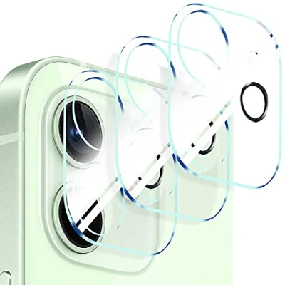 Abbildung von mtb more energy® 3X Kamera Schutz Glas für iPhone 12 (6.1&#039;&#039;) Volle Abdeckung Schutzglas Glasfolie Rückseiten Cam Linse