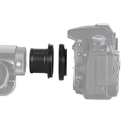 Abbildung von Solomark Teleskop Befestigungs Adapter für Objektive von SLR / DSLR Kameras und 1,25 Zoll T Ringadapter Astrofotografie befestigen Sie die Kamera am