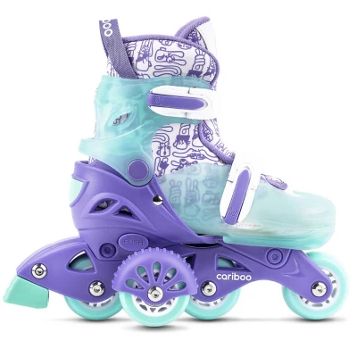 Abbildung von Cariboo Step 1 verstellbare Rollschuhe für Kinder zum Erlernen des Skatens