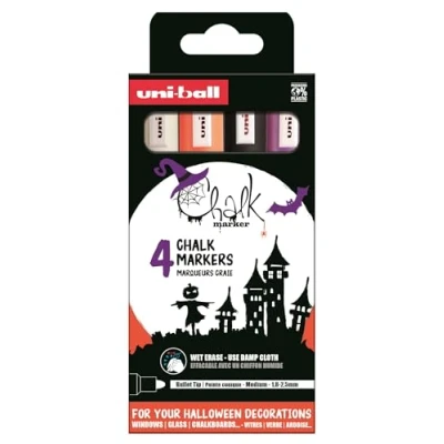 Abbildung von Uni Ball Kreidemarker PWE 5M Set 4P Halloween