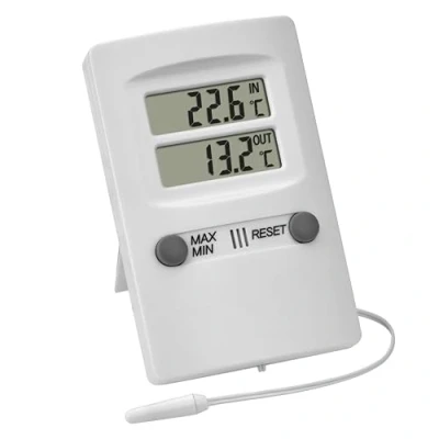 Abbildung von Mini Maxi Thermometer, digital, MS Schippers, Weiß