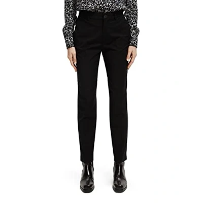 Abbildung von Scotch &amp; Soda Maison Damen Lowry Mid Rise Slim Trousers Hose, Black 0008, 30