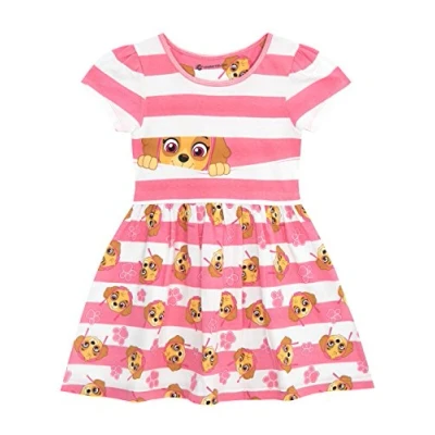 Abbildung von Paw Patrol Mädchen Skye Kleid, Rosa, 128 (Herstellergröße: 7 8 Jahre)