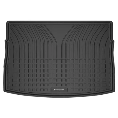 Abbildung von WALSER Premium Kofferraumwanne kompatibel mit VW Golf VII 2012 2021, oberer Ladeboden, 100% passgenaue Kofferraum Schutzmatte Made in EU, robuste Antirutschmatte Auto,