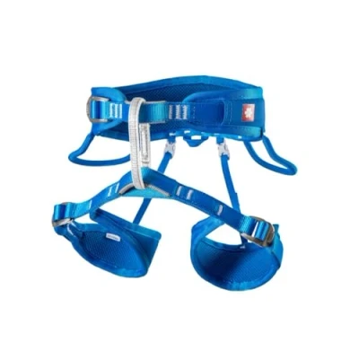 Abbildung von Ocun Twist Kid Blau Komfortabler verstellbarer Kinder 3 Schnallen Klettergurt, Größe XS Farbe Blue