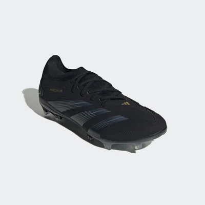 Abbildung von adidas Performance Predator PRO FIRM Ground Fußballschuh Nocken, Herren, Größe: 41 1/3, Core black/gold metallic Schuhe